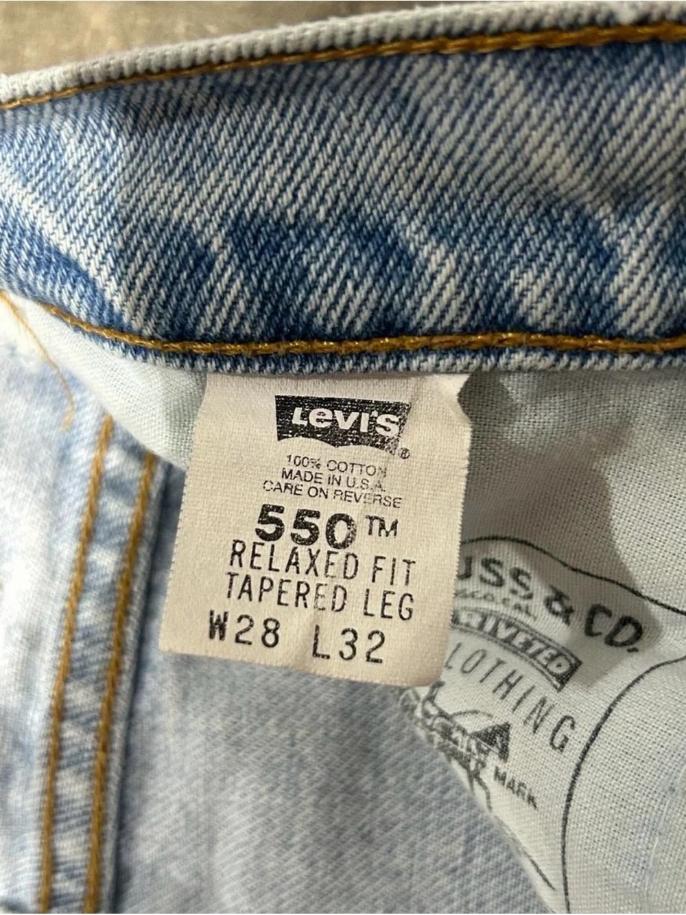 Vintage Levi’s 550